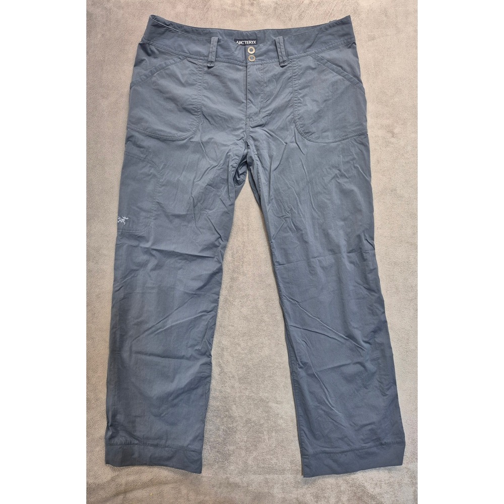 Arcteryx Parapet Pants Womens‎ 32 Inseam Blue Grey Hiking Trekking Outdoor 12471